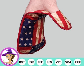 Agarradera para dedo pulgar - Proyecto en el bastidor - Máquina de bordar