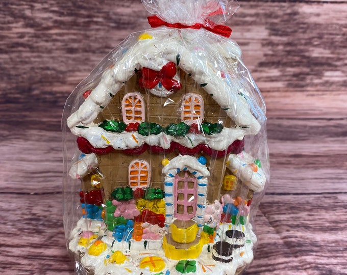 Gingerbread House Candle by Akcents Etsy