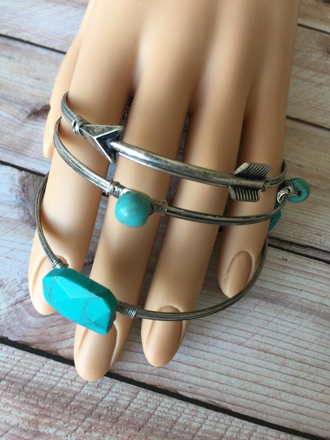 ボヘミアンスタイル バングル ボヘミアンスタイルのバングルセット - Etsy 日本