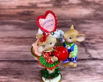 Vintage Carlton Cards Sweethearts Christmas Ornament