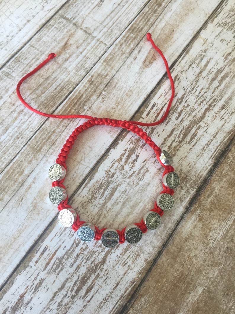 Bracciale Amuleto San Benito In Argento 925 - Protezione - Pulsera Plata