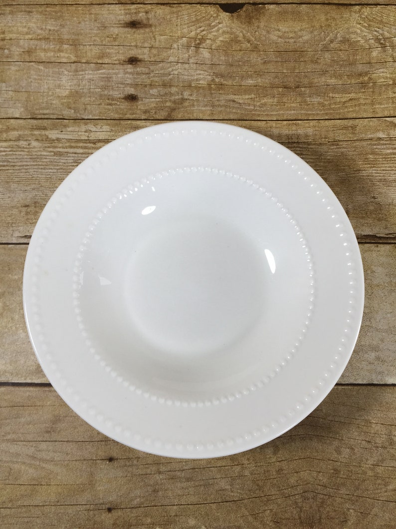 Set of 2 Royal Norfolk Salad/bowl Plates White USED Etsy