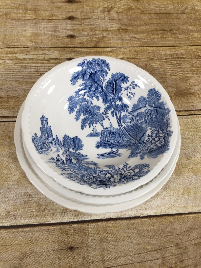 Set of 3 Vintage Swinnertons Staffordshire England Plates the Etsy