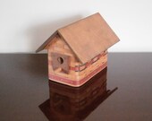 SALE Spring Basket Woven Bird House Split Wood Vintage Mapletree USA mothers day