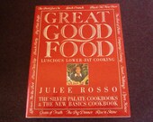 Cookbook Vintage Red Great Good Food Lower Fat Julie Rosso Silver Palate Spring Summer Fall Winter Recipes Menus Holidays