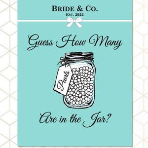 How many pearls are in the jar? - Breakfast at Tiffany's theme