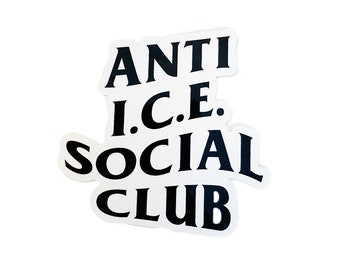 Anti ICE Social Club Sticker