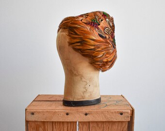 1950s Pheasant Feather Hat