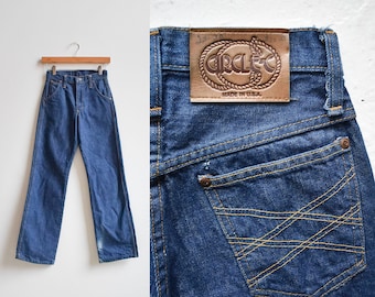 1970s Circle C Dark Denim Jeans