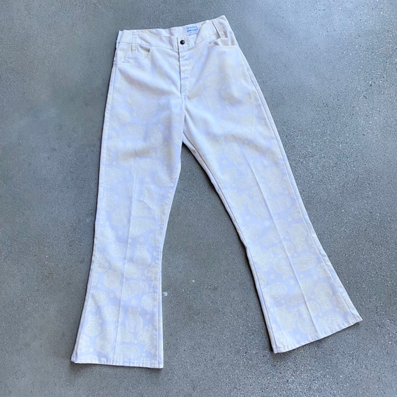 RARE 70s Lilly Pulitzer Mens Bell Bottom Pants / … - image 1