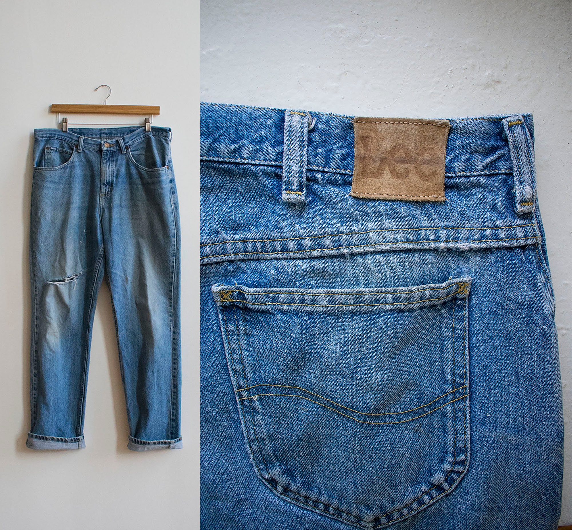 Vintage 1980s Lee Jeans / Vintage Denim 