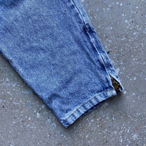 Vintage 90s Jeans / Bonjour Jeans Small / Vintage High Waisted Jeans / Vintage Stone Washed Jeans / Vintage Light Wash Denim Jeans 28 Waist image 5