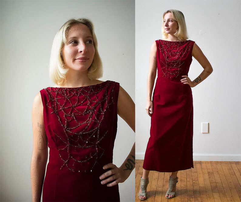 Vintage Red Evening Dresses