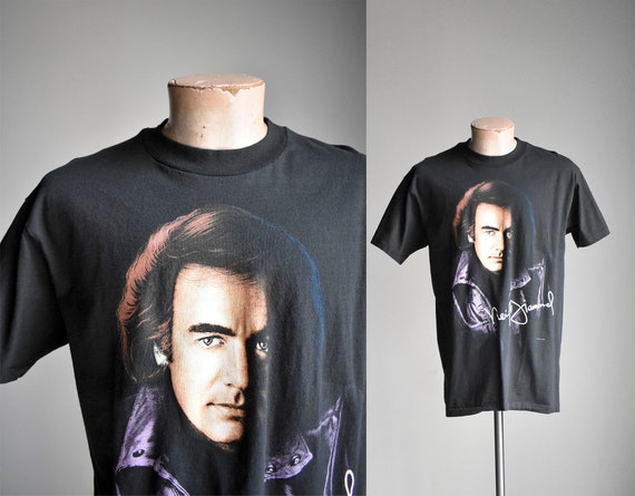 90s Neil Diamond Double Sided Tour Tee - image 1