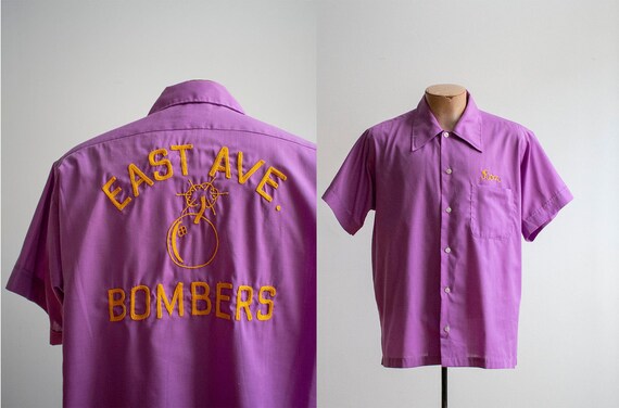 Vintage 1960s Bowling Shirt / Vintage Bowling Shir