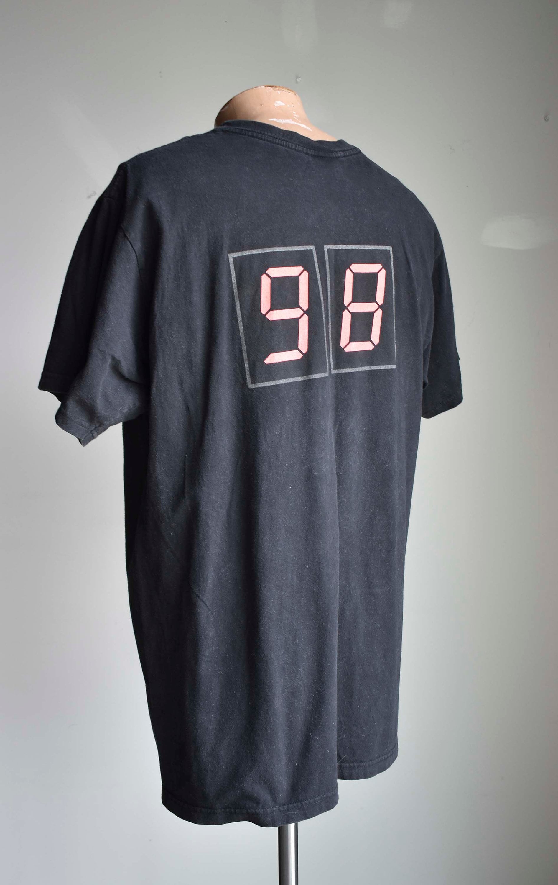 T-shirt Depeche Mode The Singles Tour 1998 - Réplique - Noir Coton Unisexe - Neuf Avec étiquettes
