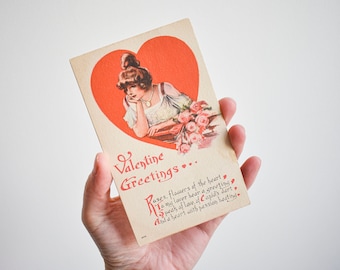 Antique Valentine Post Card