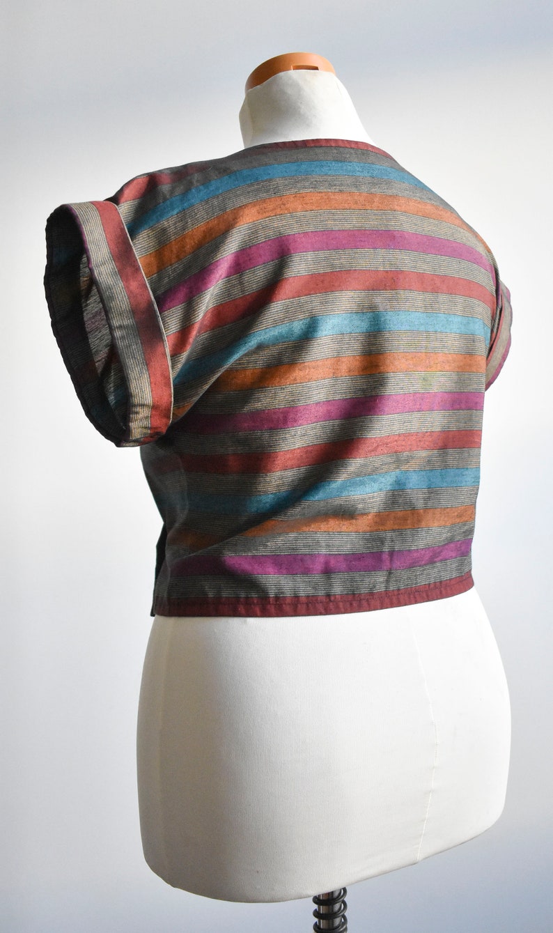 Vintage Striped Cotton Top