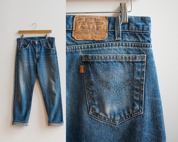 Vintage 1970s Levis / Orange Tab Levis / Vintage L