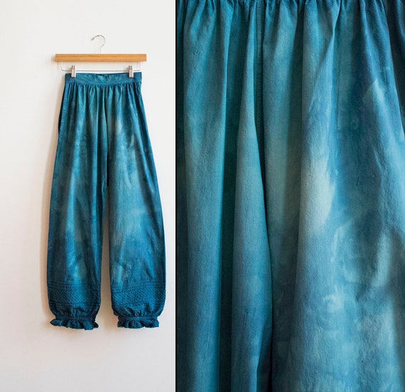 Blue Bloomers / Edwardian Bloomers / Vintage Panta