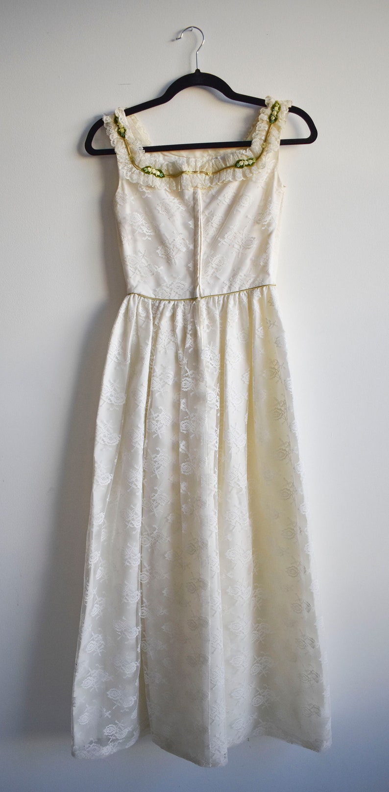 White 1960s Lace Dress
