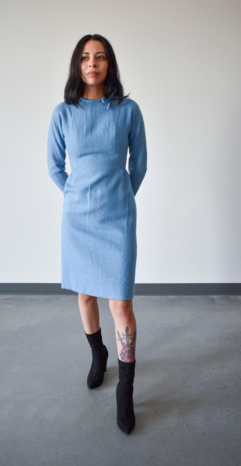 Vintage Pale Blue Winter Lanz Dress image 2