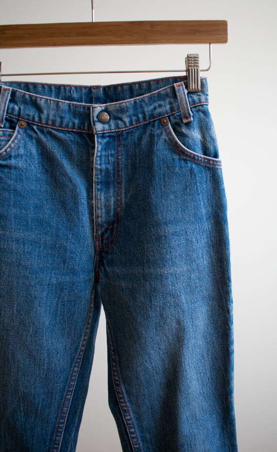 Vintage 1970s Levis / High Waisted Jeans / Vintag… - image 3