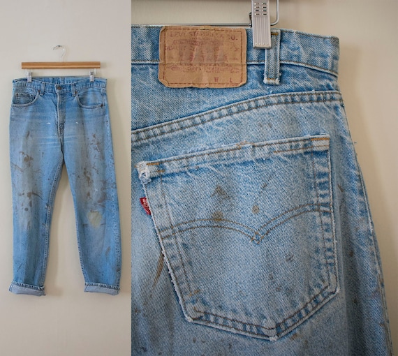 Vintage Light Wash Levis / Broken in Levis / Vinta