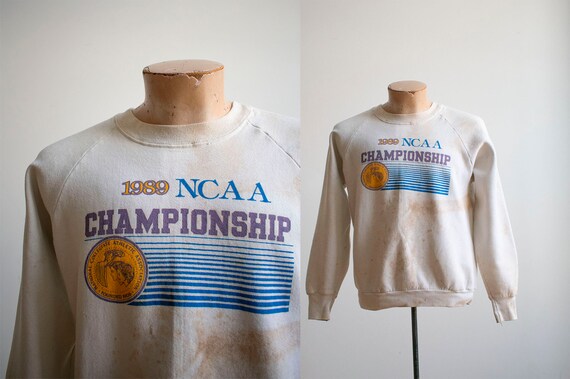 Vintage 1980s NCAA Championship Pullover / Vintage
