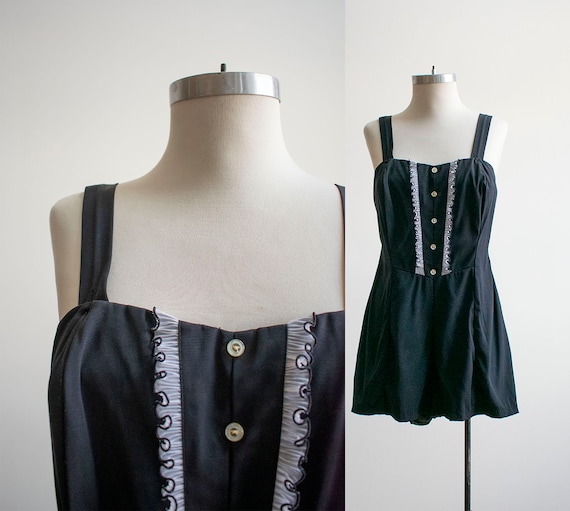 Vintage 1950s Bathing Suit / Vintage 1950s Swimsui