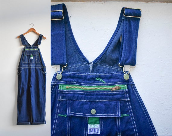 Liberty Dark Denim Overalls