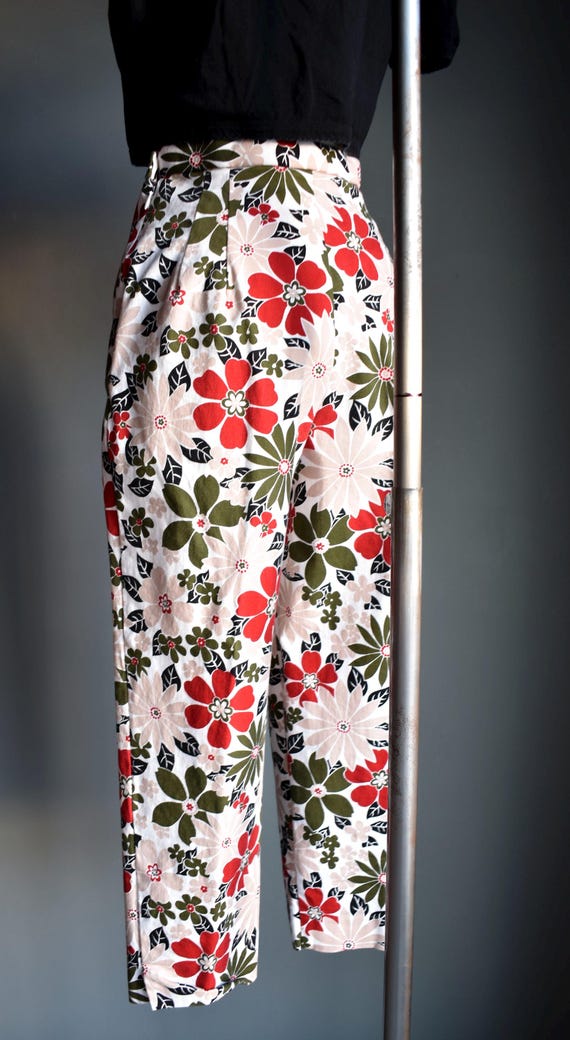 Pantaloni a sigaretta stile vintage anni '50 Pantaloni Capri