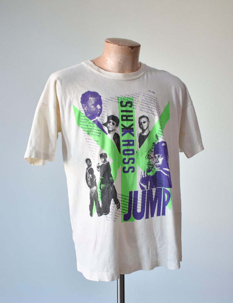Vintage Kris Kross Tshirt / Vintage 90s Rap Tee / Vintage 90s Kris Kross Tee / Vintage Rap Tee / 1990s Streetwear Tshirt image 3