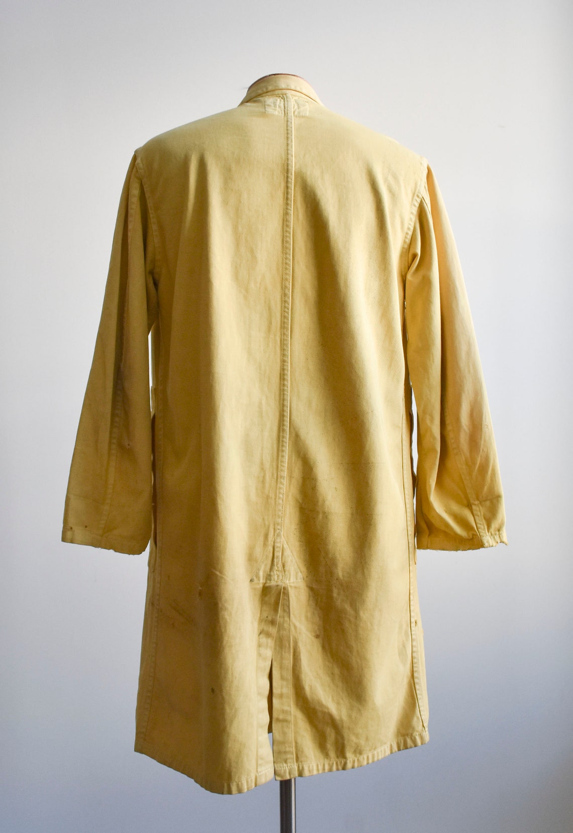 1940s Trashed Yellow Lab Coat | Etsy