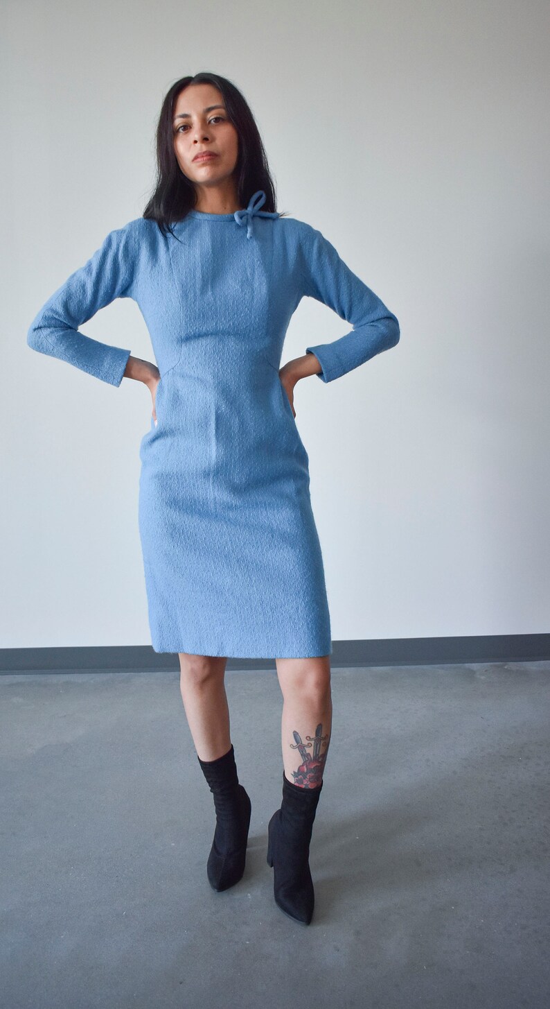 Vintage Pale Blue Winter Lanz Dress image 8