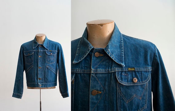Vintage Denim Jacket / Vintage Wrangler Denim Jack
