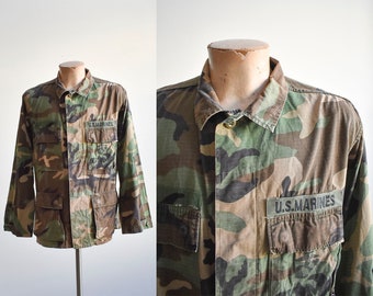 1980s US Marines Camouflage Jacket