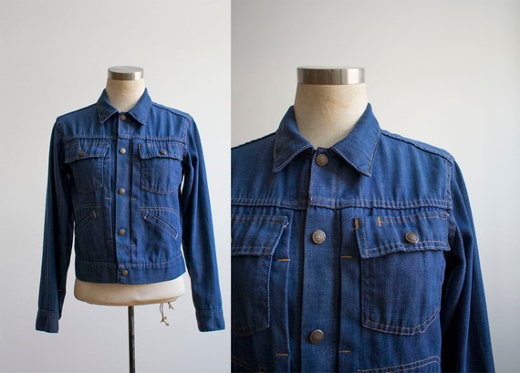 60s Denim Jacket / Montgomery Wards Jean Jacket /