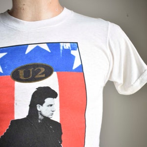 Vintage 1980s U2 Joshua Tree Tshirt / Vintage Double Sided U2 Tshirt / 1980s U2 The Joshua Tree Tshirt / Screen Stars U2 Tee Small image 3