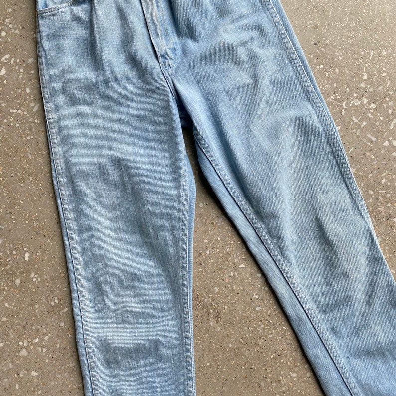 Vintage Tapered Leg Wrangler Jeans / Vintage 70s Wrangler Jeans / Light Wash Womens Jeans / Vintage Womens Wrangler Jeans XS image 5