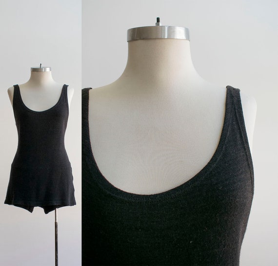 Vintage 1920s Wool Bathing Suit / Vintage Swimsuit