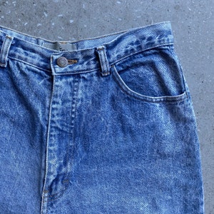 Vintage 90s Jeans / Bonjour Jeans Small / Vintage High Waisted Jeans / Vintage Stone Washed Jeans / Vintage Light Wash Denim Jeans 28 Waist image 2