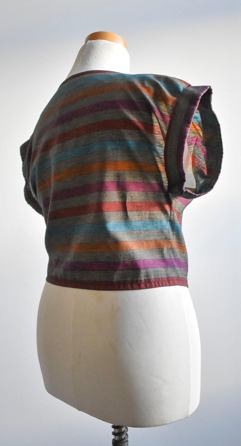 Vintage Striped Cotton Top