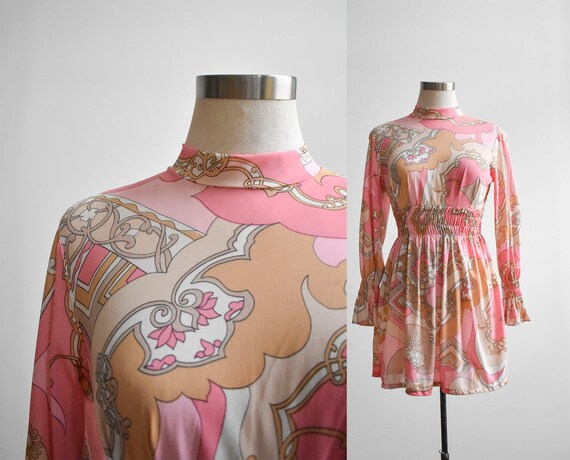 1970s Pucci Inspired Slip Dress