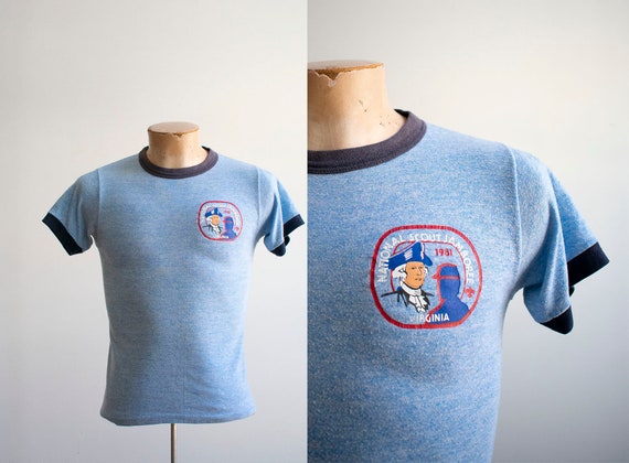 Vintage BSA Ringer Tshirt / Vintage Blue Ringers … - image 1