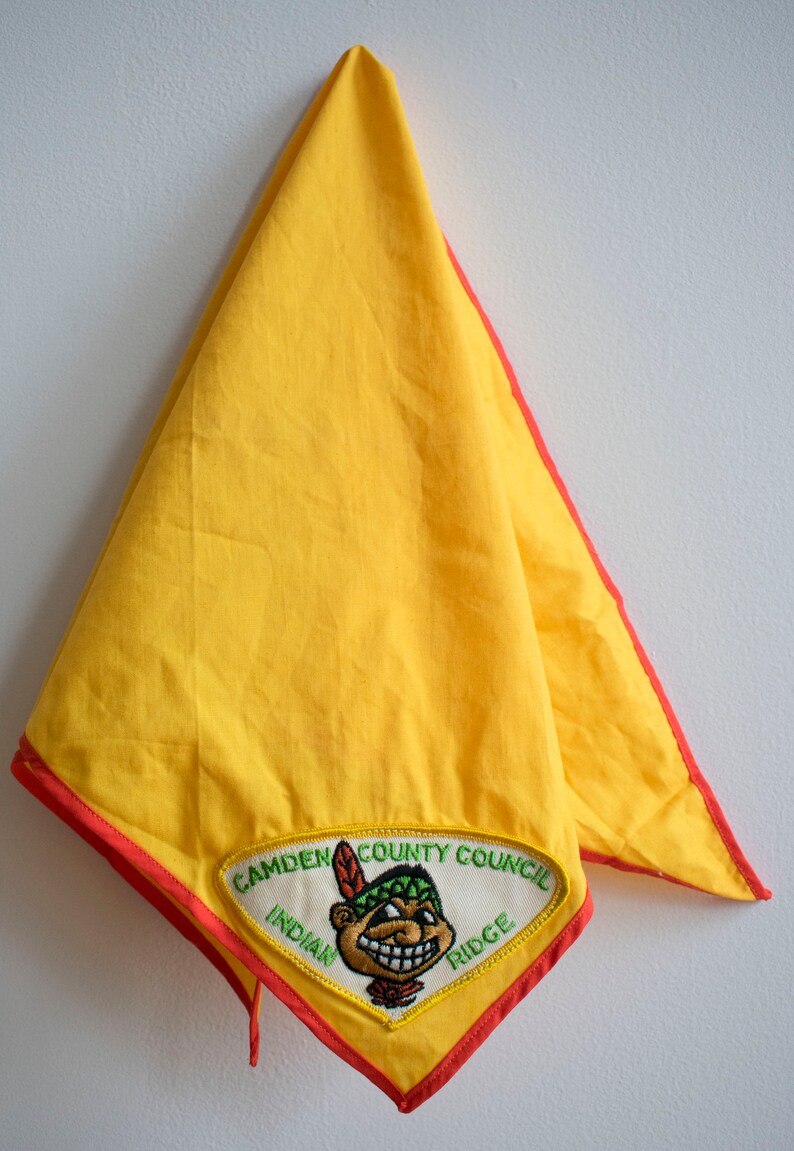 Vintage Algodón Bandana / Vintage Boy Scouts Bandana / Indian Etsy México