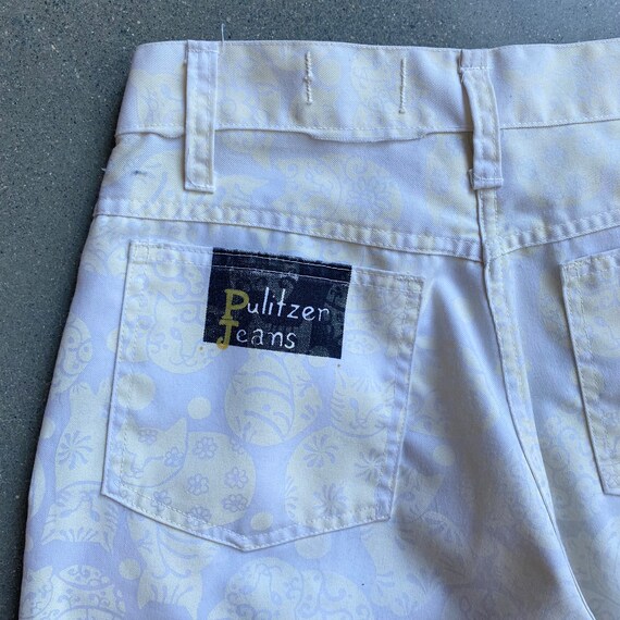 RARE 70s Lilly Pulitzer Mens Bell Bottom Pants / … - image 8