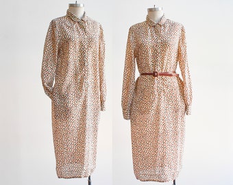 1970s Longsleeve Shirt Dress