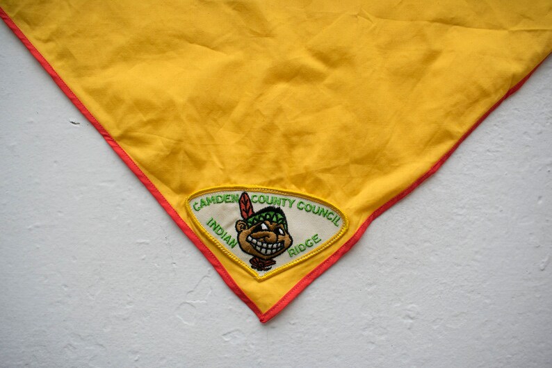 Vintage Algodón Bandana / Vintage Boy Scouts Bandana / Indian Etsy México