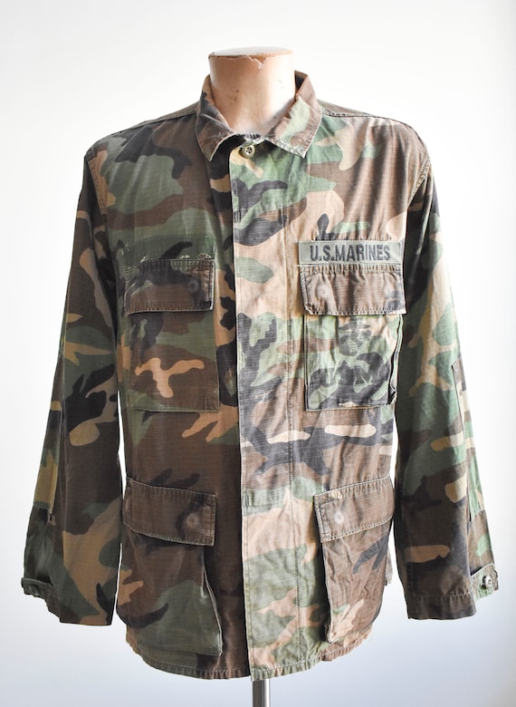 1980s US Marines Camouflage Jacket - Etsy